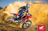 DIRT BIKES 2019 - testament to the celebrated history and widely recognized Honda heritage in dirt bike
