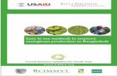 Easy to use methods to improve mungbean production in ... · use methods to improve mungbean production in Bangladesh. Cereal Systems Initiative for South Asia (CSISA). International