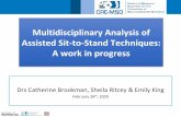 Multidisciplinary Analysis of Assisted Sit-to-Stand ... · • Client is participating in transfer, contributing to maintenance of strength and physical function • Secure link between