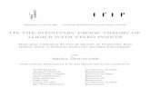On the infinitary proof theory of logics with fixed pointsdoumane/these.pdf · On the infinitary proof theory of logics with fixed points Thèse pour l’obtention du titre de Docteur