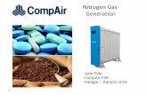 Nitrogen Gas Generation - Rastgar Air Compressors...Nitrogen Gas Generation 1 John Fyfe CompAir FZE Rastgar –Karachi 2016. ... 500,000 PKR Pre-treatment system 592,000 PKR Buffer