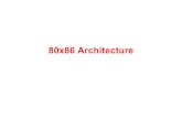 80x86 Architecture - Xiamen Universitymirel.xmu.edu.cn/mirel/public/Study/PMI/Chapter1.pdf · 80x86 Architecture. Brief History of the 80x86 Family • Evolution from 8080/8085 to