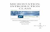 MICROSTATION INTRODUCTION CLASS MicroStation Menus and Views Navigating MicroStation¢â‚¬â„¢s Default Layout