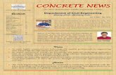 CONCRETE NEWS - Nandha Engineering College · Dean - Civil Engg. Mission The Civil Engineering Department is committed to rendering our students with the latest technology and modern