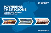 POWERING THE REGIONS - Enterprise Ireland · Our corporate strategy, Build Scale, Expand Reach 2017-2020 places the regions at ... targets to sustain 200,000 existing jobs and to