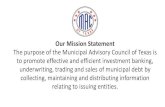 The purpose of the Municipal Advisory Council of Texas is ...€¦ · Aa2 Aa2 Aa2 Aa2 Aa2 Rating Kroll Rating THIS INFORMATION NOT COMPREHENSIVE AND FOR GENERAL INFORMATION PURPOSES