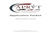 €¦  · Web viewApplication Packet. 2021 Exam Cycle. This page intentionally left blank. Table of Contents - Guidelines Welcome 5 Eligibility Requirement Checklist 6 Professional