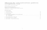Manual for microstructure pattern recognition toolksm.fsv.cvut.cz/~nemecek/links/mprt/manual.pdf · Manual for microstructure pattern recognition tool Ond rej Roko s, Vlastimil Kr