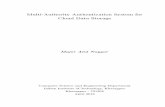Multi-Authority Authentication System for Cloud Data Storagecse.iitkgp.ac.in/~dsamanta/resources/thesis/Atul-Nayyar... · 2017-06-23 · Multi-Authority Authentication System for