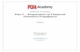 SSARS Nos 21-23 Update Part 1 – Preparation of Financial … · 2017-02-22 · SSARS Nos 21-23 Update . Part 1 – Preparation of Financial Statement Engagment . 3 Hours . PDH Academy