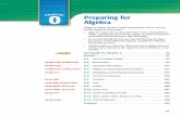 Chapter 0: Preparing for Algebra - Weebly · HS-M-S-SM2, HS-NPO-S-NO12 HS-M-S-MPA3, HS-G-S-CG7 HS-M-S-MPA3, HS-G-S-CG7 HS-DAP-S-P7 HS-DAP-S-DR2 P1 Preparing for Algebra Chapter 0