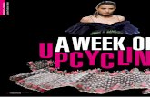 UPCYCLI AWEEK OFN · REPORT TRENDS Lakme Fashion Week FIBRE2FASHION The Chola designsecca brand of recycled cotton for the . Sohaya Misra’s Chola label has been at the forefront