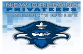NEW ORLEANS PRIVATEERS - Amazon S3 · New Orleans, LA 1958 8151 Dr. John Nicklow Privateers Royal Blue, Navy & Silver NCAA Division I Southland Tim Duncan Dr. Matthew Zingoni Well