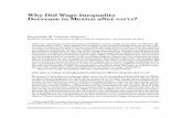 Why Did Wage Inequality Decrease in Mexico after …1990s. Mexico was no exception and went through a period of increasing inequality by the end of the 1980s. However, wage inequality