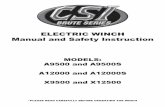 ELECTRIC WINCH Manual and Safety Instruction and X Series MANUAL.pdf · 1.12 General Tips for Safe Operation 1. To prevent battery drain and maximize power and speed of the winch,
