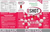 Drink 32oz 6154% 1% QSHOT - GNC · (vitamin B2) Potassium (from potassium chloride) Proprietary Blend: 80 mg 42 mg 2.725 g 6154% 1% † CLEANSING CAPSULES Herbal Supplement OTHER
