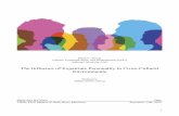Thesis - The Influence of Expatriate Personality in Cross ... · companies as the expatriates aid in the development of the global competence within the company. Therefore, obtaining