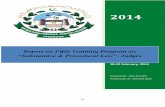 2014 - Khyber Pakhtunkhwa Judicial Academy, Peshawar, Pakistan · 0 2014 18-22 February, 2014 Prepared by: Qazi Ataullah. Finalized by: Dr. Khurshid Iqbal. Report on Fifth Training