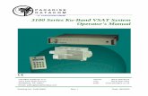 3100 Series Ku-Band VSAT System Operator's Manual · Drawing No. 3100-9900 Rev. I Date: 06/30/02 3100 Series Ku-Band VSAT System Operator's Manual Paradise Datacom LLC 1012 East Boal