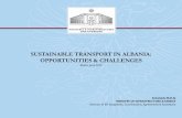 SUSTAINABLE TRANSPORT IN ALBANIA: OPPORTUNITIES & CHALLENGES€¦ · Sustainable Transport: Challenges & Opportunities October 2017 - inter-institutional working group monitors NTSAP