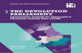 The devolution parliament · Delivering a ‘devolution parliament’ is crucial and requires bold reforms at all levels of government – from the national, to the regional, subregional