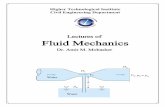 Lectures of Fluid Fluid Mechanics Fluid concept ¢â‚¬¢Fluid mechanics is a division in applied mechanics