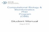 Computational Biology & Bioinformatics PhD Program (CBB)...August-September Schedule Prelim Exam -Give Date to Program Coordinator 3rd Year By December 1 Prelim Exam (Please use Duke