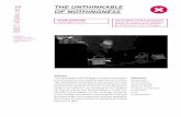 THE UNTHINKABLE OF NOTHINGNESS - xCoAx2017.xcoax.org/pdf/xCoAx2017-Joaquim.pdf · 2017-11-25 · THE UNTHINKABLE OF NOTHINGNESS Lisbon Computation Communication Aesthetics & X VITOR
