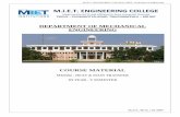M.I.E.T. INSTITUTIONS - M.I.E.T. ENGINEERING COLLEGE · 2019-07-03 · M.I.E.T. /Mech. / III /HMT The energy of the system will in general include internal energy, U, potential energy,