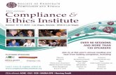 Compliance Ethics Institute€¦ · the banking industry, significant mis ... Track, a Case Study Track and an Advanced Discussion Group Track and the very popular Risk Track and