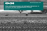The effectiveness of climate finance: a review of the ... · Working paper 373 April 2013 Shaping policy for development odi.org The effectiveness of climate finance: a review of