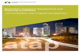 F5 Prioritisation and Program development · F5 Prioritisation and Program development Transport and Infrastructure Council | Australian Transport Assessment and Planning Guidelines