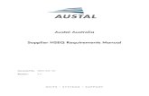 Supplier HSEQ Requirements Manual - Austal: Corporate ABMS-500-184 Supplier HSEQ Requirements Manual
