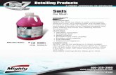 Car Wash - mightyautoparts.com · Hand wash: Add 1 oz. of Suds Car Wash to a 5 gallon pail. Fill pail under pressure until suds overow. Using a sponge or wash mitt, wash vehicle and