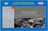 HORIZON - velhightech.com - 2018 Issue 4 Vol … · Department of Mechanical Engineering HORIZON Issue 4, Volume 5 3 Principal Message It is pleasure to present the quarterly issue