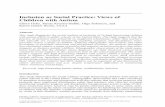 Inclusion as Social Practice: Views of Children with Autism...Inclusion as Social Practice: Views of Children with Autism Elinor Ochs, Tamar Kremer-Sadlik, Olga Solomon, and ... formed