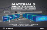 Materials Processing FUNDAMENTALS · bubbles in slag or electrolyte (foaming, gas evolution, or injection); the fundamentals (experimental studies or theoretical studies) on the nucleation,