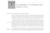 1 Complex ecological data sets - Université de Montréalbiol09.biol.umontreal.ca/BIO6077/Chapter_1.pdf · 2 Complex ecological data sets variate) y is deﬁned as that quantity which