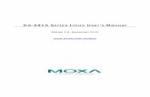 DA-681A Series Linux User's Manual - Moxa€¦ · DA-681A Series Linux Software Configuration 2-2 Starting from a VGA Console Connect the display monitor to the DA-681A-LX VGA connector,