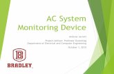 AC System Monitoring Device - Bradley Universityee.bradley.edu/projects/proj2016/ac_smd...Full wave bridge rectifier to DC voltage signal Dual half wave rectifier to DC voltage signal