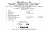 Badinerie - Badinerie Solo for Oboe / Bassoon / Clarinet / Alto Saxophone Trombone / Euphonium / Tuba
