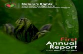 Nature’s Rights First Annual Report 9 Apr 2015 - 30 …natures-rights.org/Nature-s-Rights-First-Annual-Report-9...2015/04/09  · Rights of Nature Europe (now Nature’s Rights1),