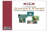 Louisiana Insect Pest · The Insect Pest Management Guide is issued annually by the LSU AgCenter. Each edition super sedes guides for all prior years. Visit for the latest information.
