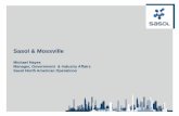 Sasol & Mossville - US EPA · Sasol & Mossville Michael Hayes Manager, Government & Industry Affairs Sasol North American Operations. ... Sasol expansion projects required significant