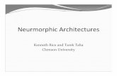 Neurmorphic Architecturesfaculty.cs.tamu.edu/choe/cimsvp09/pres/taha.pdf · 2009-05-05 · Torres‐Huitzil: FPGA Model yTorres‐Huitzil et. al (2005) designed an hardware architecture