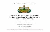 State Medicaid Health Information Technology Plan (SMHP)healthdata.vermont.gov/sites/healthdata/files... · State Medicaid Health Information Technology Plan (SMHP) Second Edition,