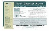 First Baptist News - Clover Sitesstorage.cloversites.com... · First Baptist Child Care Center (252) 446-7416 INSIDE THIS ISSUE: Pastor’s Article 2 Church ... list is ad infinitum.