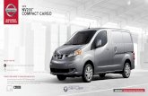 2013 NV200TM COMPACT CARGO - Dealer eProcesscdn.dealereprocess.com/cdn/brochures/nissan/2013-nv200.pdfEvery Nissan is backed by a 36-month/36,000-mile (whichever occurs first) limited