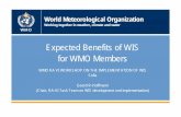 Expected Benefits of WIS for WMO Membersglobalcryospherewatch.org/meetings/cryonet2012/... · 2012-12-06 · -5 - World Meteorological Organization Working together in weather, climate