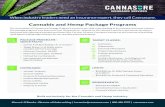 Cannabis and Hemp Package Programs · 2019-12-12 · When industry leaders need an insurance expert, they call Cannasure. The cornerstone of Cannasure’s Package Program’s success